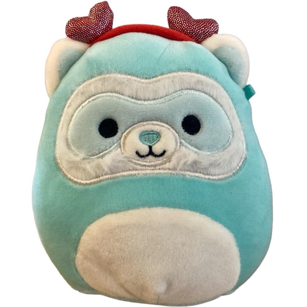 Squishmallows ANNELI the FERRET 5” valentine aqua ferret plushie
